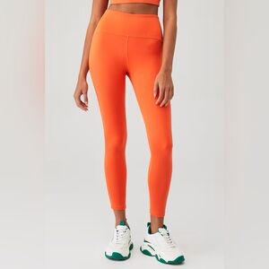 Beyond Yoga Spacedye Caught in the Midi Orange Leggings